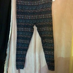 Pattern leggings size L women’s